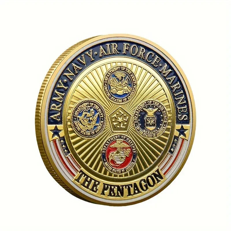 U.S Department Of Defense The Pentagon Challenge Coin 40mm USA MILITARY