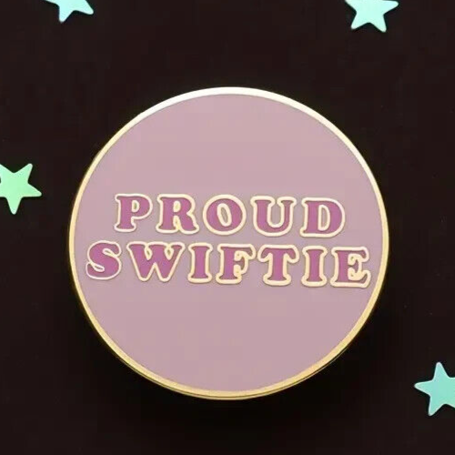 Taylor Swift Enamel Pin Badge Cute Gift Proud Swiftie Pink Music Eras Tour