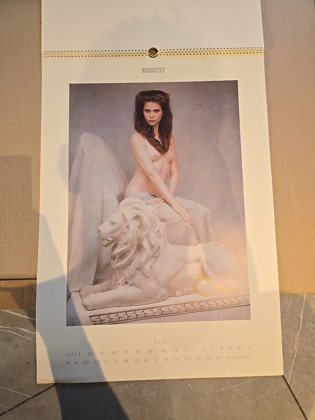 VINTAGE PIRELLI CALENDER 1989 SIGNS ZODIAC ORIGINAL BOX MINT COND LIBRA VIRGO