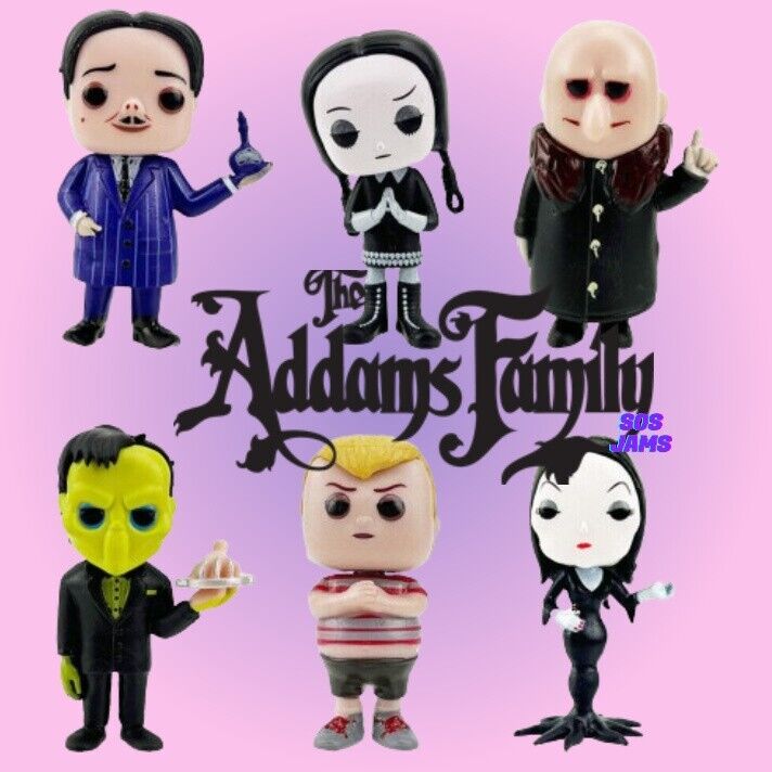 The Addams Family Wednesday Addams 2.7'' Action Figure Toy Cake Topper Gift
