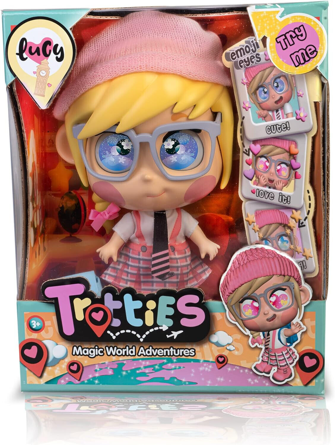 Trotties: Magic World Adventures LUCY Doll 25cm Brand New Animated Cartoon Serie