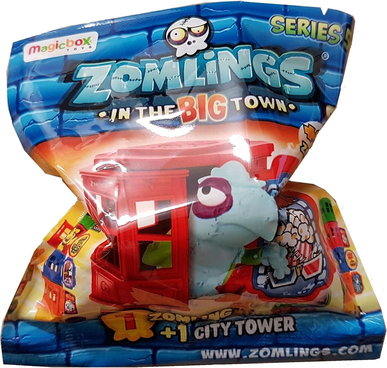 2 X ZOMLINGS IN THE BIG TOWN - SERIES 5 - ZOMLING+ CITY TOWER - SEALED PACKS