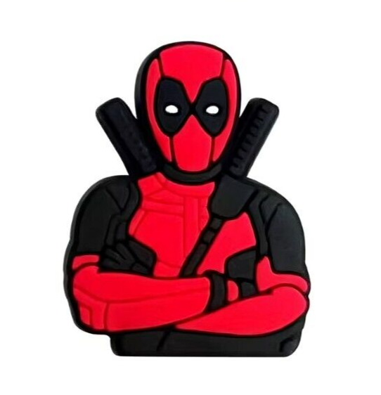 Deadpool Shoe Charms for Crocs DIY Shoe Decorations UK MOVIE MARVEL