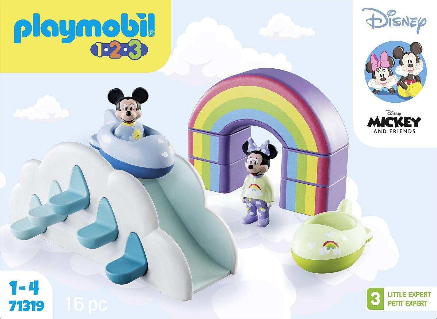 PLAYMOBIL Disney Infant Mickey's and Minnie's Home in the Clouds 71319 MOUSE