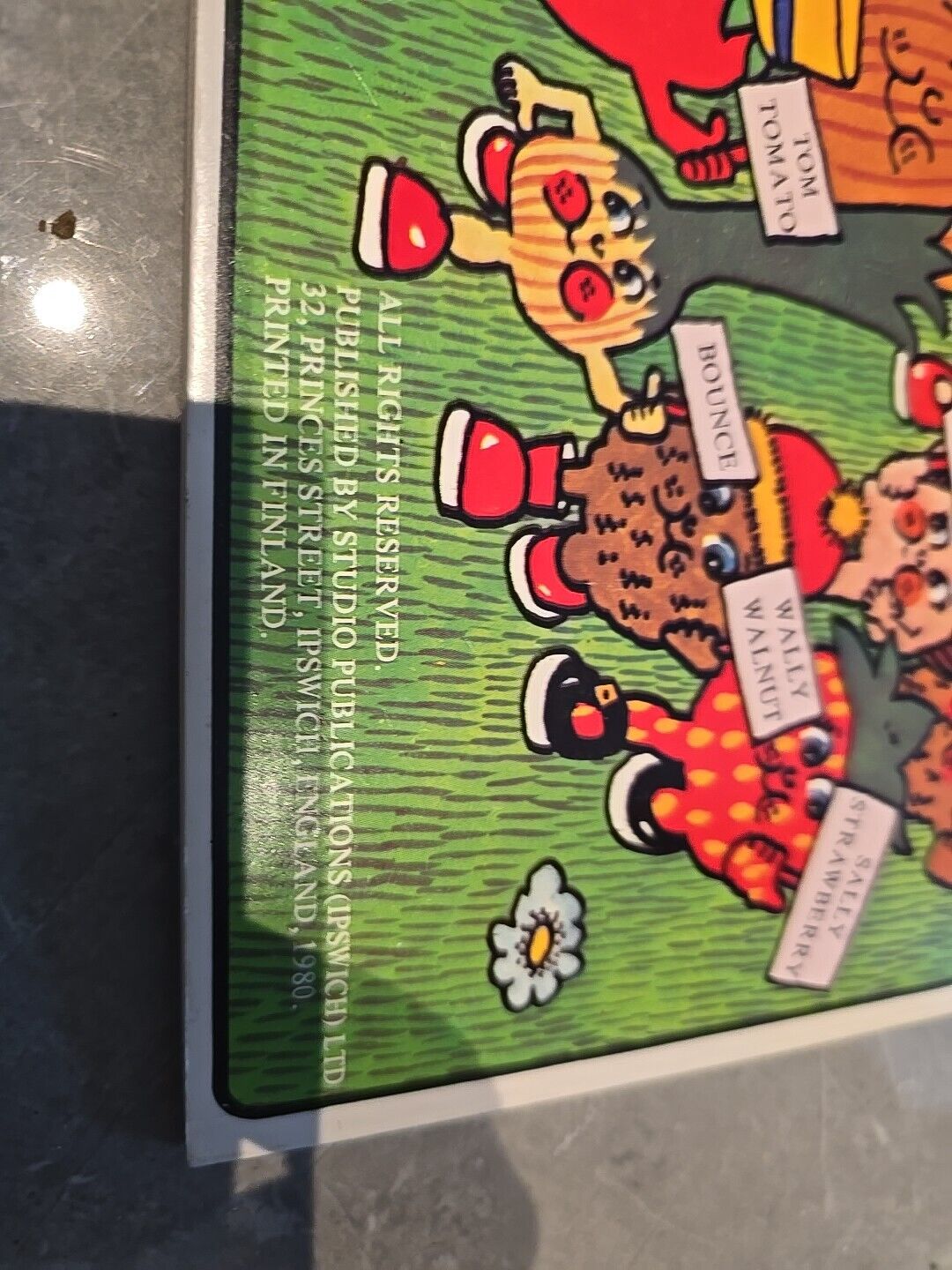 UNUSED NO 3 MINT The Munch Bunch 1980 ORIGINAL COLOURING BOOK Retro Kids TV