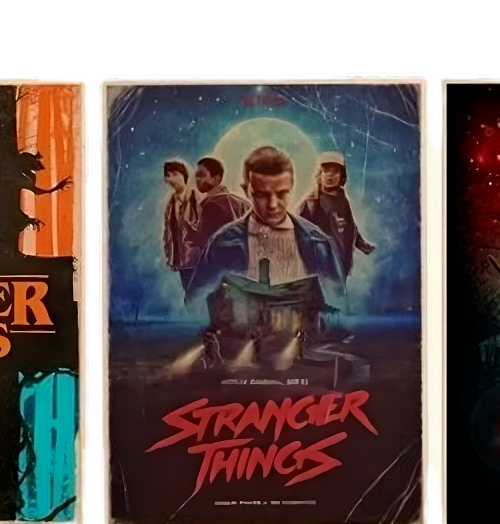 Stranger Things Series Wall Art Poster Print Netflix Original Posters Pictures
