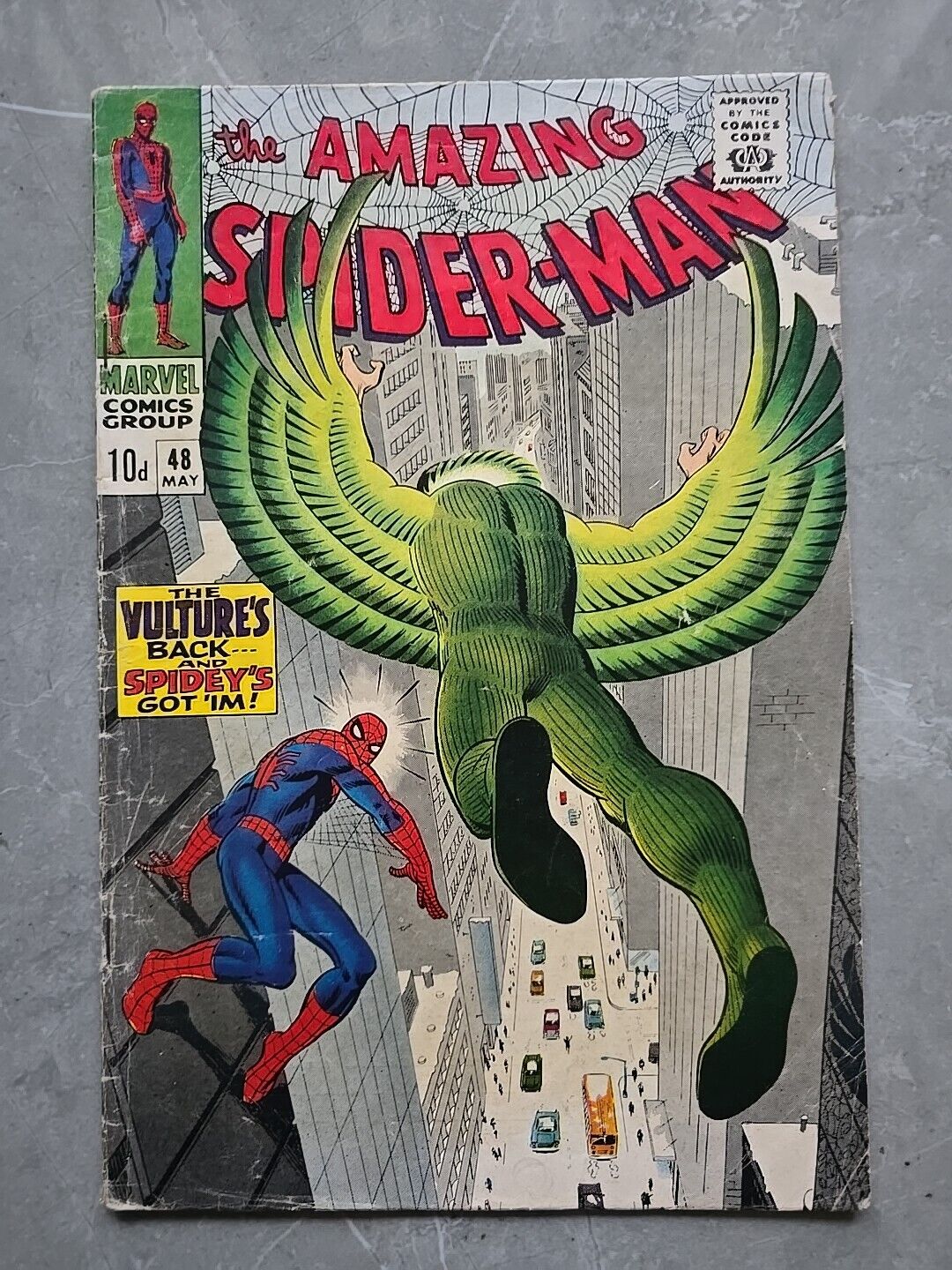 Amazing Spider-Man #48 Marvel Comics 1967 1st New Vulture avengers peter parker