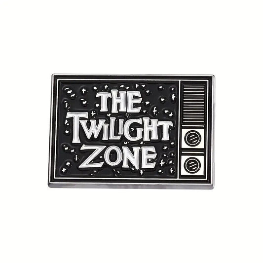 THE TWILIGHT ZONE Metal Enamel Pin Badge TV MOVIE RETRO BBC2 SHOW WEIRD CRAZY
