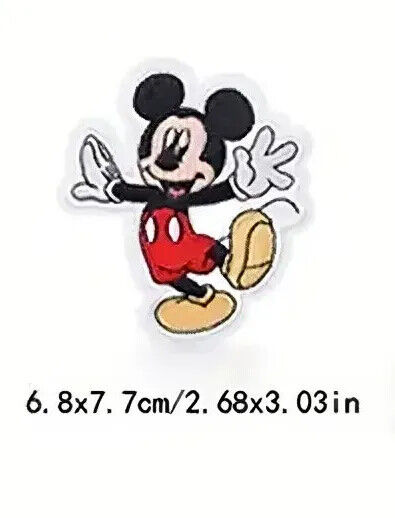 DISNEY MINNIE MICKEY MOUSE Iron Sew On Embroidered Patch PATCHES TV MOVIE EARS