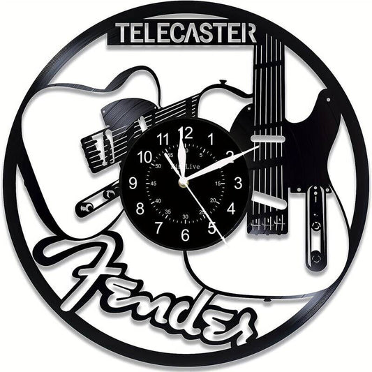 Fender Telecaster Vinyl Record Wall Clock Gift Surprise Friends GUITAR MUSIC ROC