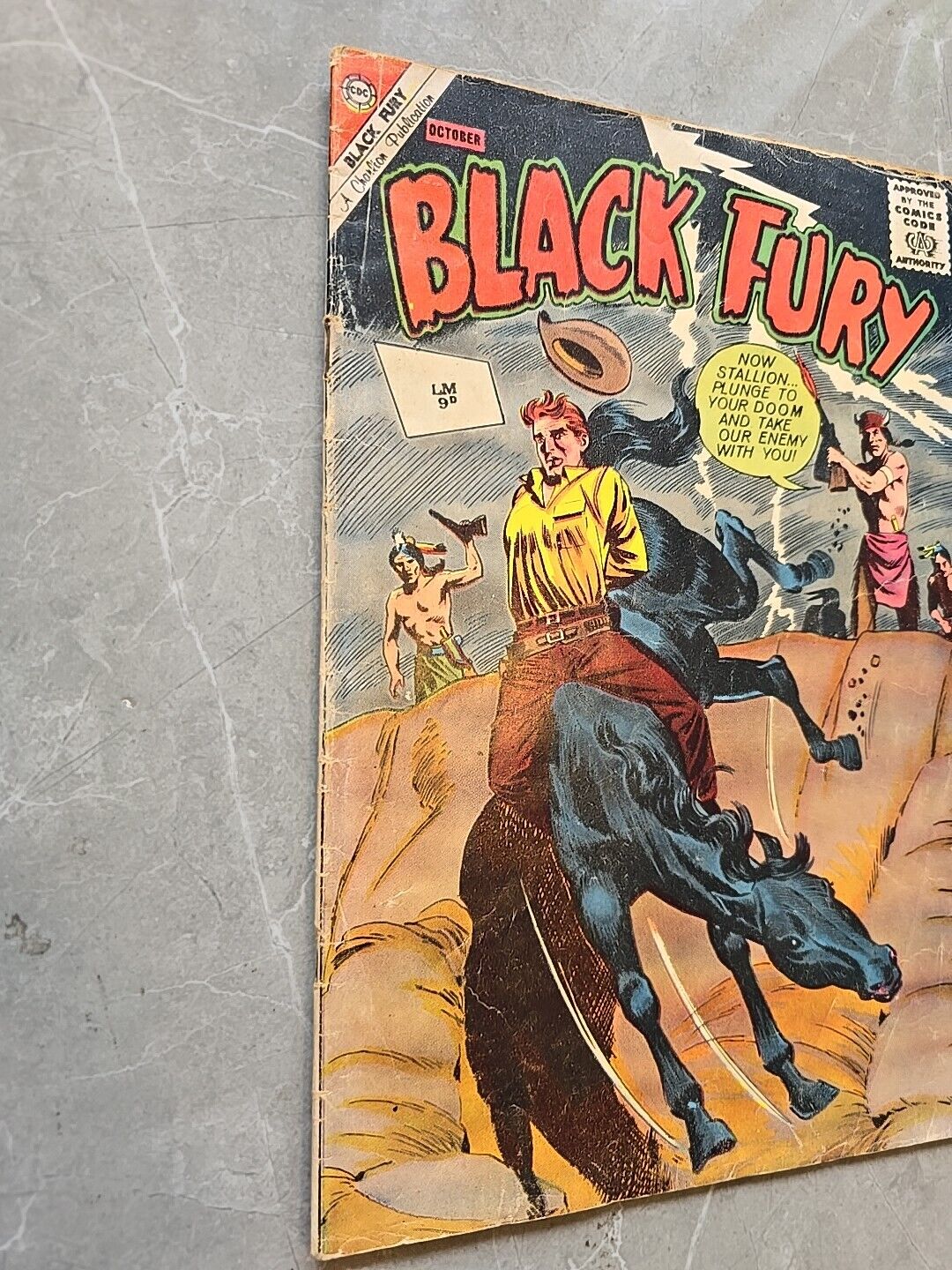 Black Fury #38 Charlton 1962 Comic Book BLACK HORSE STALLION YELLOW VICTORY
