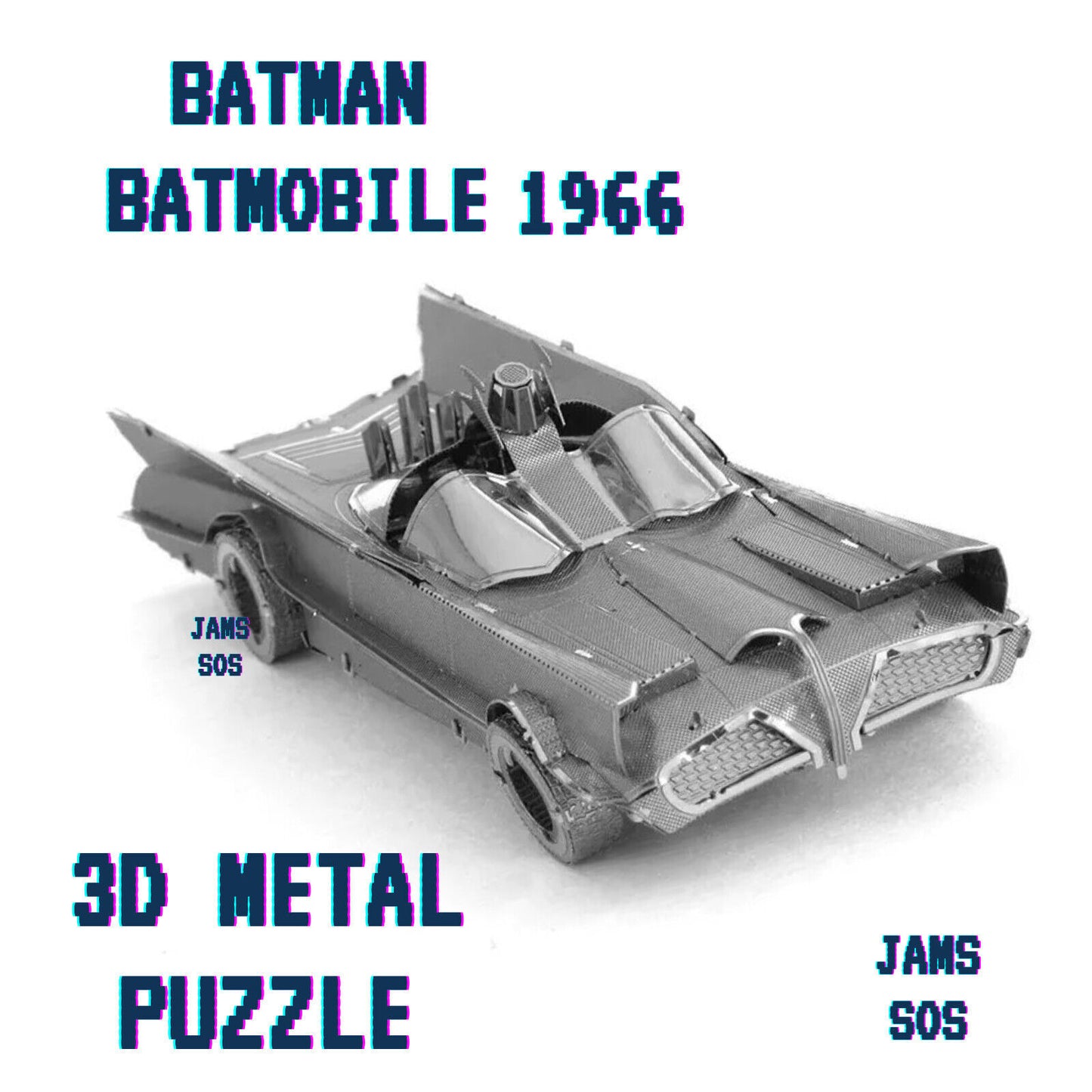 Batman 69 New 3D Metal Puzzles Jigsaw DIY Model Building Kits Toy BATMOBILE GIFT