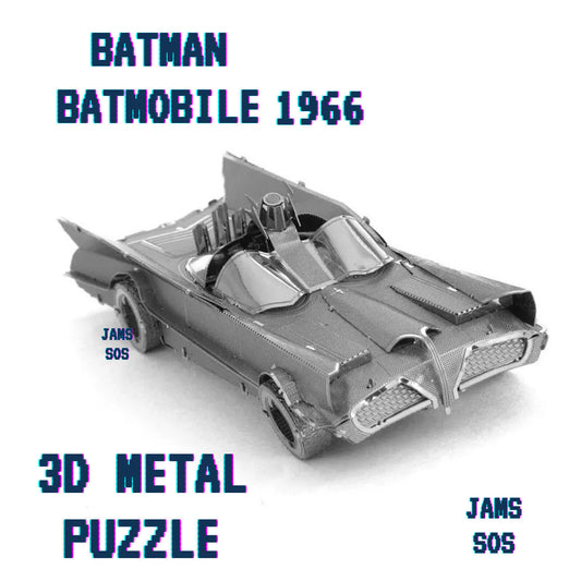 Batman 69 New 3D Metal Puzzles Jigsaw DIY Model Building Kits Toy BATMOBILE GIFT