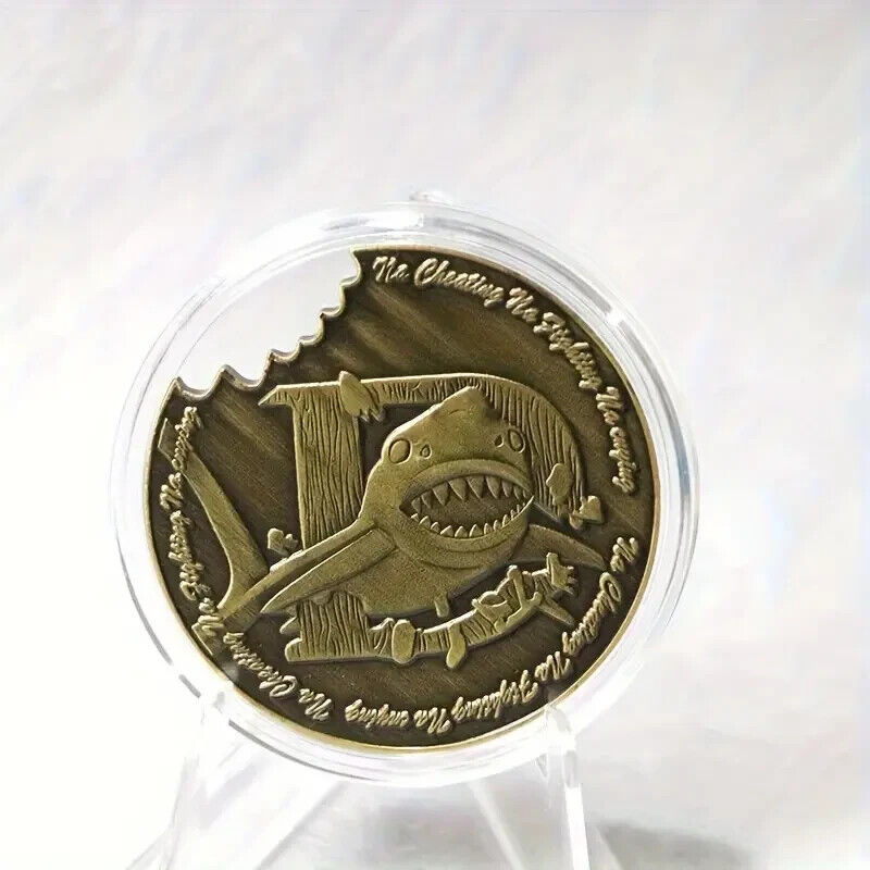 Shark Coin Jaws The Deep Blue Sea Coin Double Sided SHARKNADO BITE