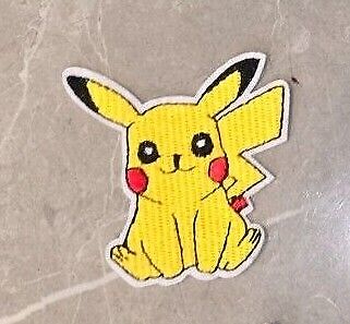Japanese Pokemon Pikachu movie Pocket Monsters anime Patch Badge Iron On Sew On