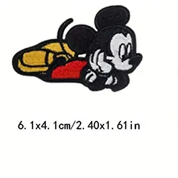 DISNEY MINNIE MICKEY MOUSE Iron Sew On Embroidered Patch PATCHES TV MOVIE EARS