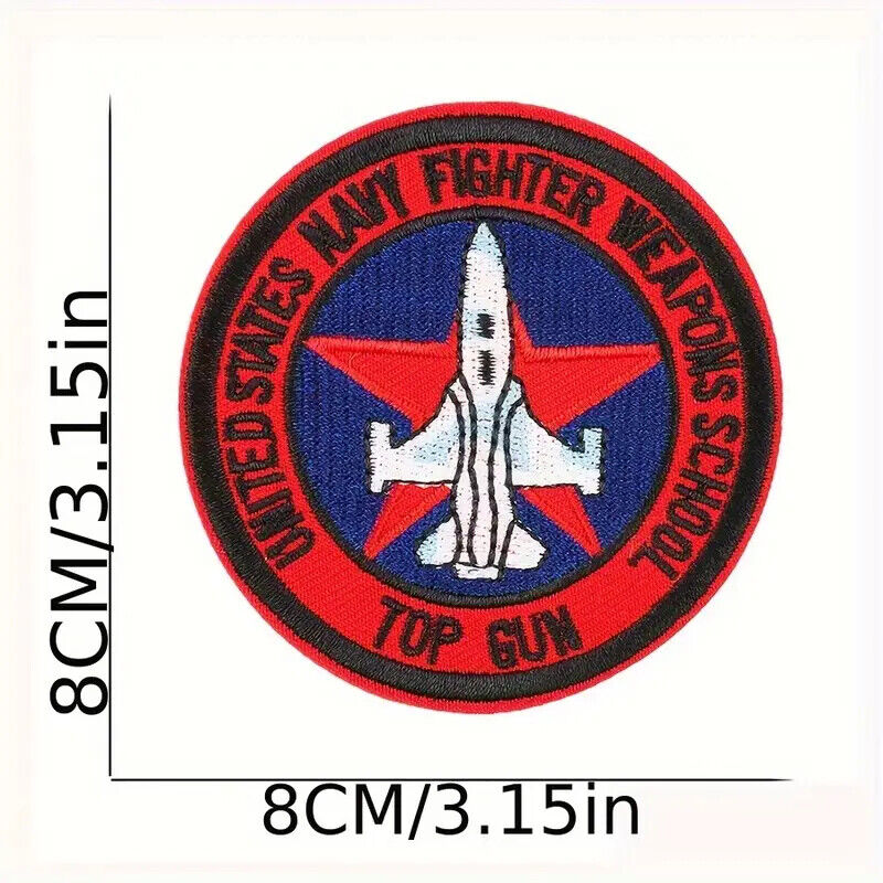 TOPGUN MAVERICK MOVIE PATCHES Military Army RAF Patch Badges Iron SEW AIRFORCE