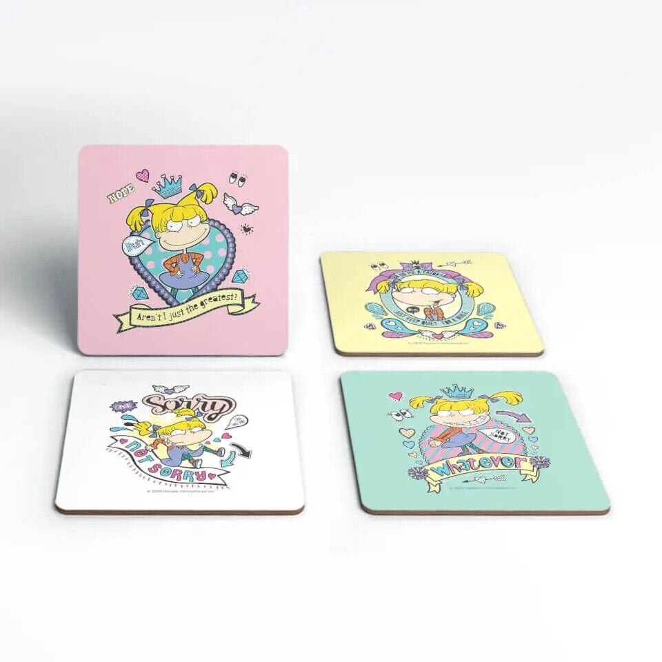 RUGRATS ANGELICA Coaster Retro TV Drinks Mat Home Kitchen TOMMY CHUCKIE PHIL NIC