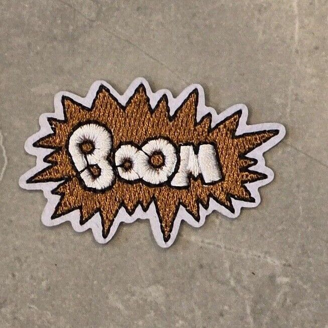 Pow Zap OMG Bang OMG Wow WTF Words Embroidered Logo Patch Badge Iron Sew On COMI