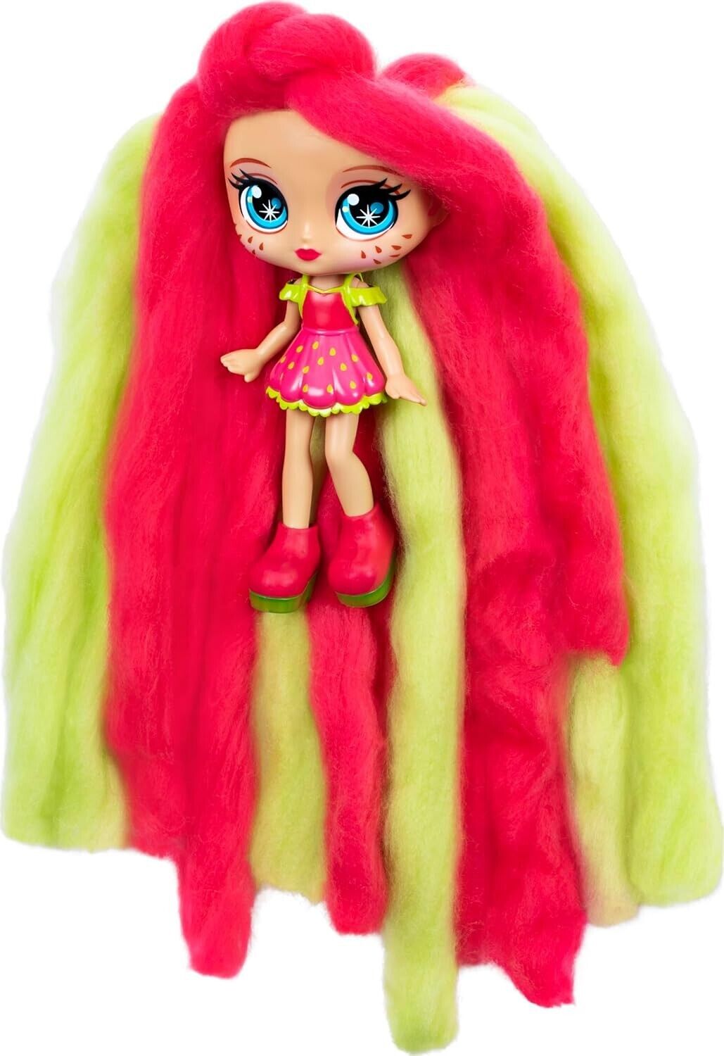 Candylocks Straw Mary 7" Deluxe Sugar Style Doll Scented Cotton Candy Hair