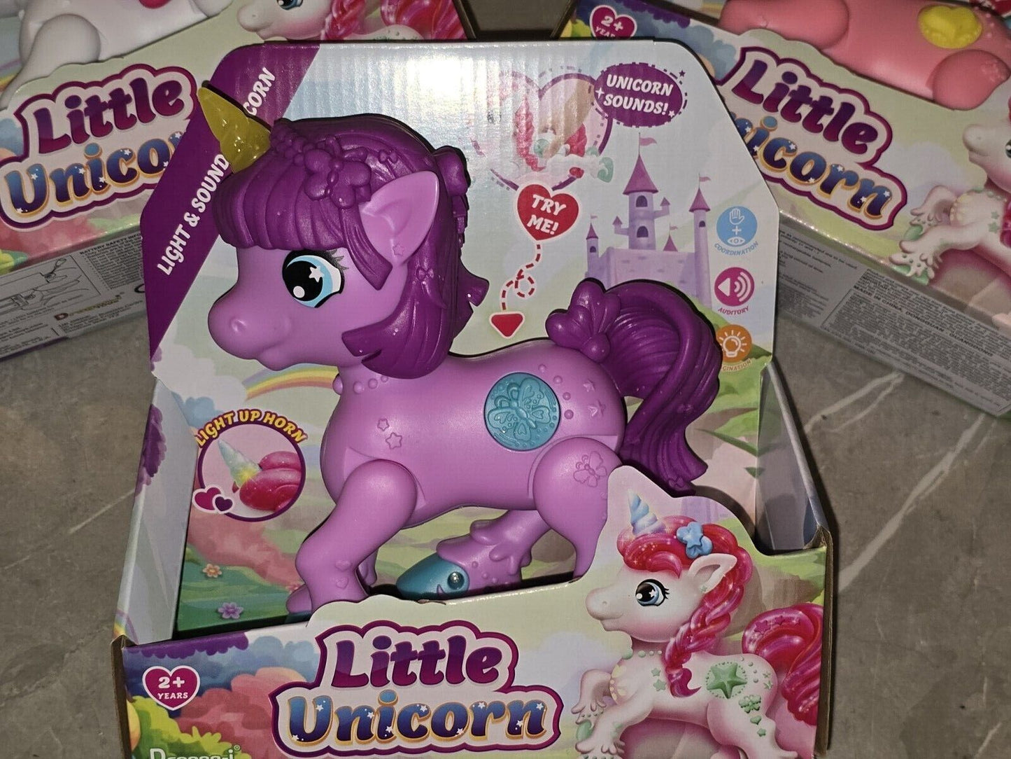 Dragon-i Little Unicorn Touch & Talk Interactive Toy Sounds Kids Toy GIRLS HORSE
