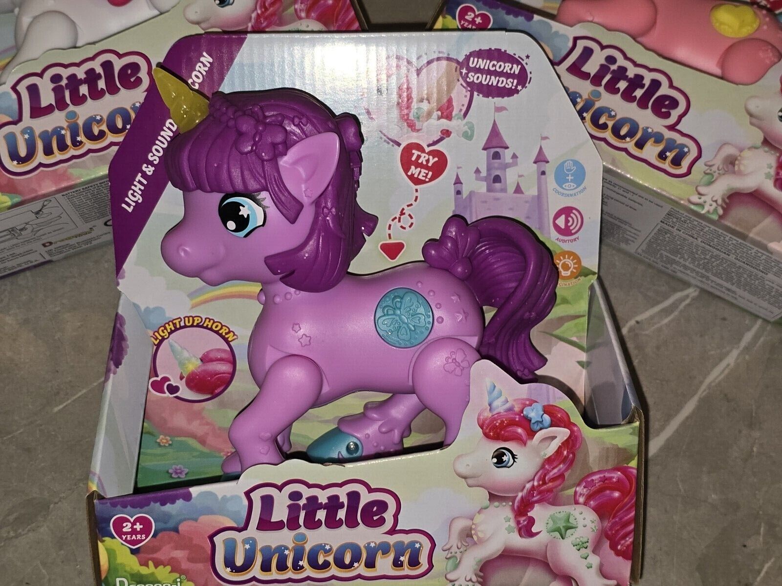 Dragon-i Little Unicorn Touch & Talk Interactive Toy Sounds Kids Toy GIRLS HORSE