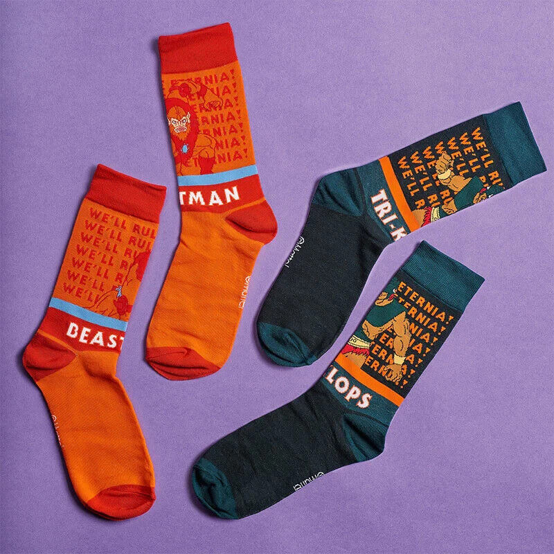 HE-MAN THE MASTERS OF THE UNIVERSE NAUGHTY 12 DAYS OF SOCKS ADVENT CALENDAR