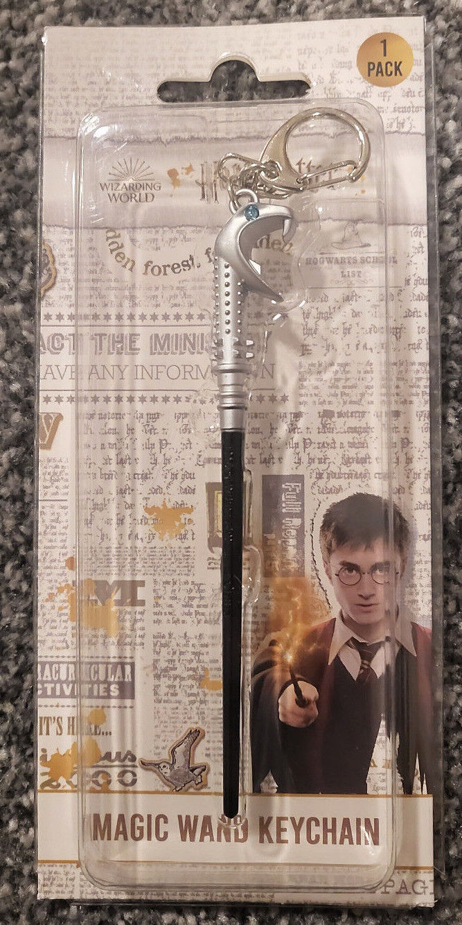 Harry Potter Wand Keyring Keychain Wizard Merchandise Emblems Gift Magic
