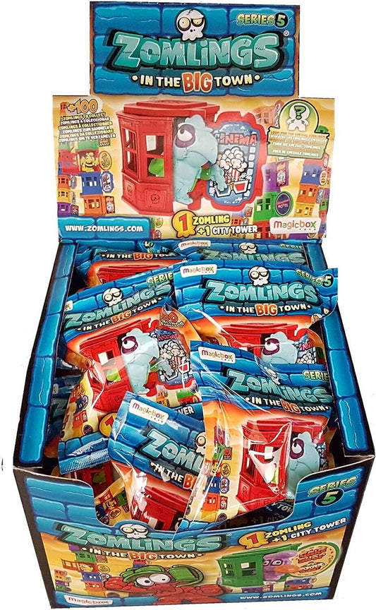 2 X ZOMLINGS IN THE BIG TOWN - SERIES 5 - ZOMLING+ CITY TOWER - SEALED PACKS