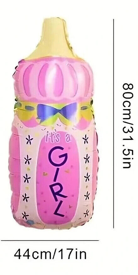 Large Baby Shower Balloons Boy or Girl Foil Gender Reveal Party Decorations Gift