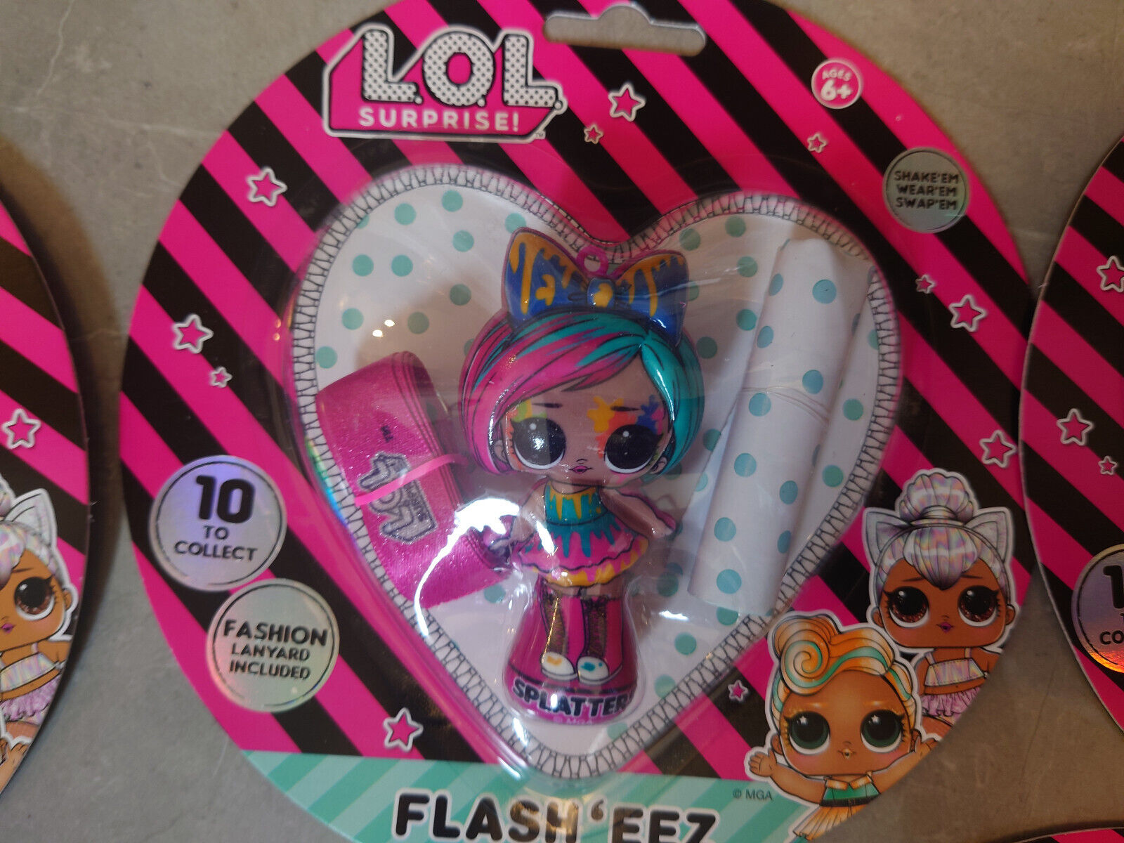 L.O.L. Surprise FLASH EEZ CHOOSE YOURS LOL FLASHEEZ LIGHTS UP LANYARD PENDANT