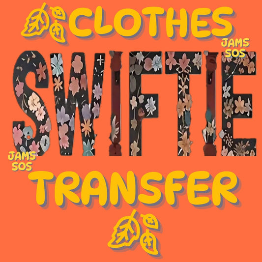 TAYLOR SWIFT SWIFTIE Sticker Clothes Patches Heat Transfer Thermal DIY T-Shirt