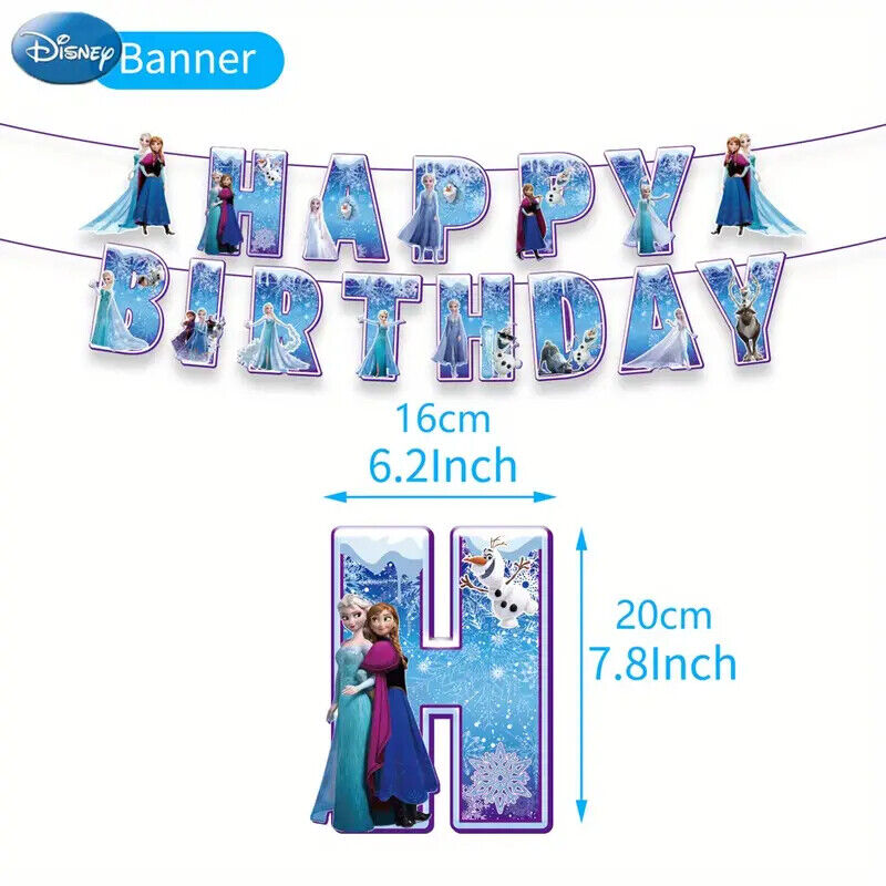 Frozen Balloon Party Birthday Decorations Boys Girls Balloons ELSA ANNA SVEN