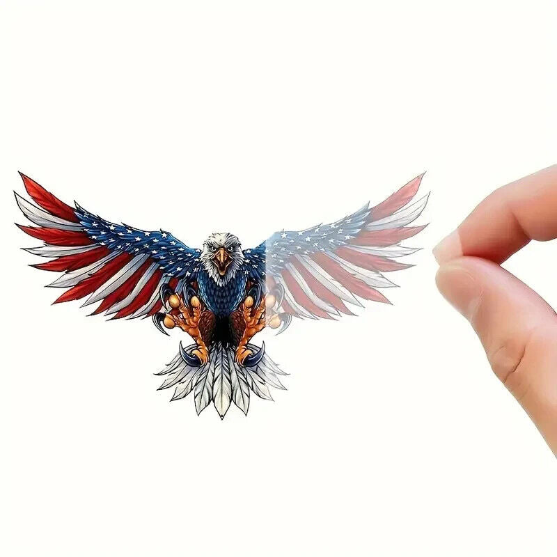 American Flag Wings Eagle Acrylic Pendant KEYRING Ornament CHRISTMAS GIFT HALLOW