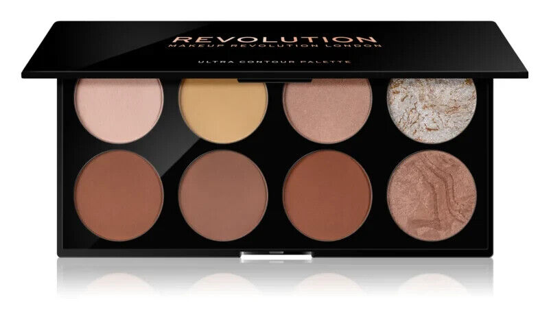 Makeup Revolution  Ultra Contour Eyeshadow Palette Light And Shade  Matte NEW