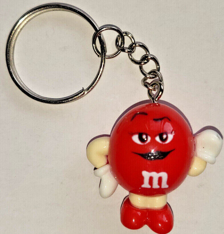 Novelty 3D Keyring Gift M&M Kids & Adult Birthday Charm MMs Chocolate key chain