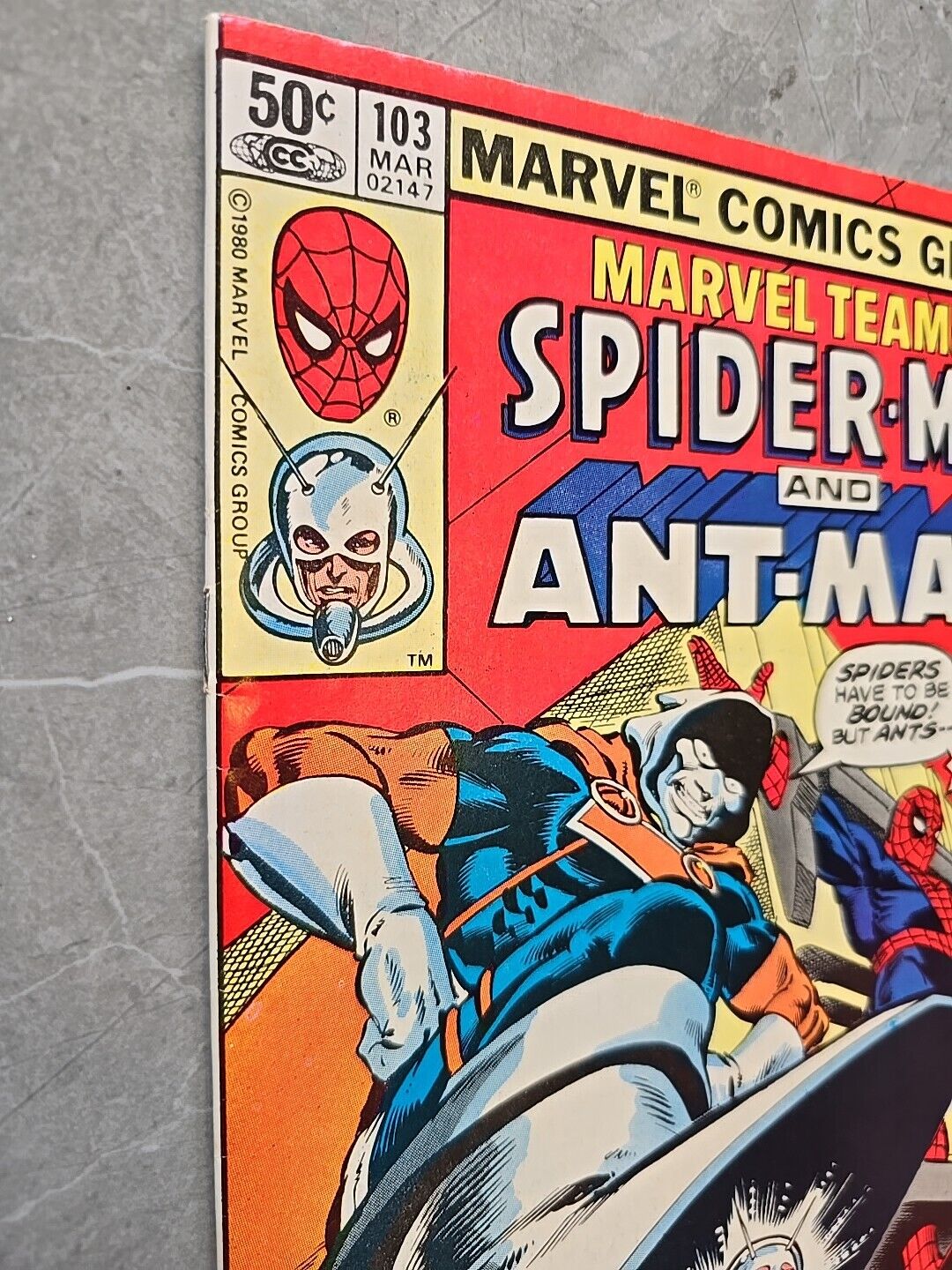 Marvel Team-Up #103 Marvel 1981 Spider Man Ant Man Taskmaster FIRST 50C ANT-MAN