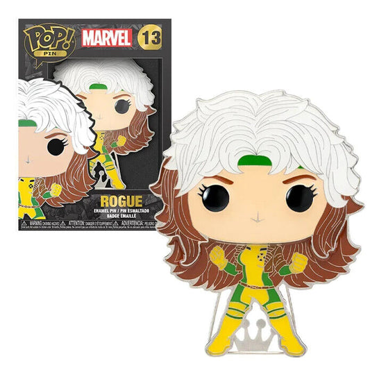 Rogue #13 Funko Pop! Pin Marvel X-Men Collectible 4" Enamel Pin Badge New