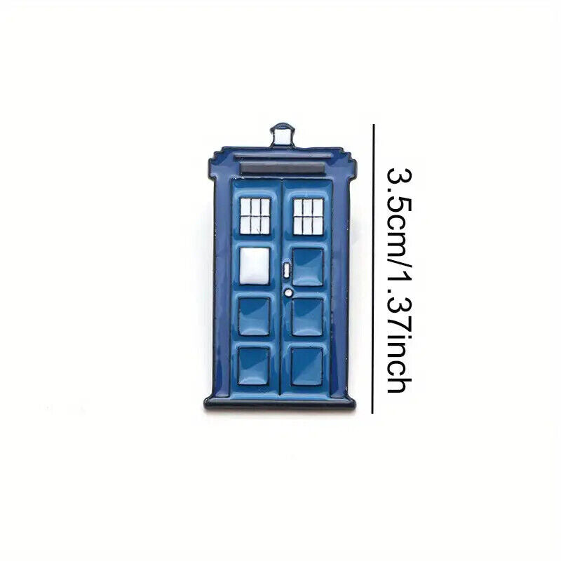 LIMITED EDITION Doctor Who Pin Badge Tardis Collectible Gift Idea BBC WALES BLUE