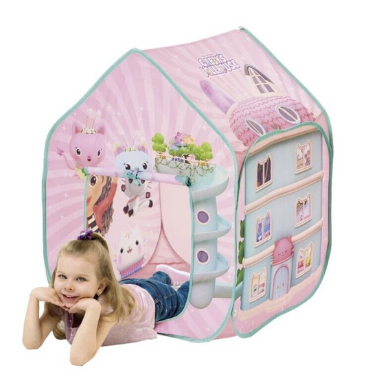 Gabby’s Dollhouse Pop Up Play Tent gabbys garden indoor outdoor playhouse