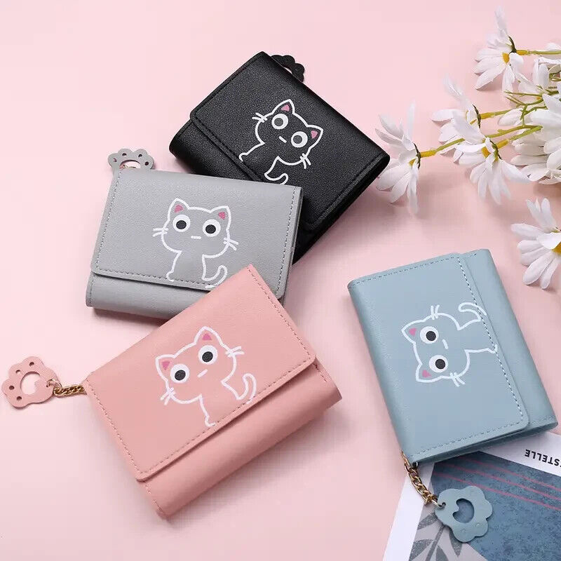 Cat Coin Purse Coin Pouch Travel Cosmetics Bag Small Wallet pussy pet
