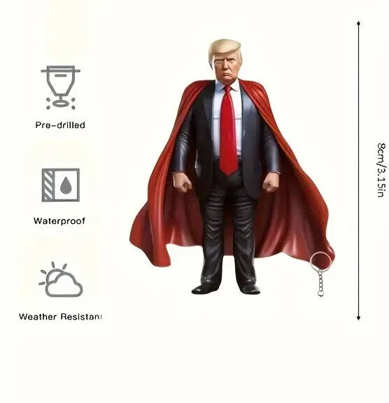 TRUMP VICTORY Pendant Decoration CAR PHONE KEYCHAIN CELEBRATE POLITICS PRESIDENT