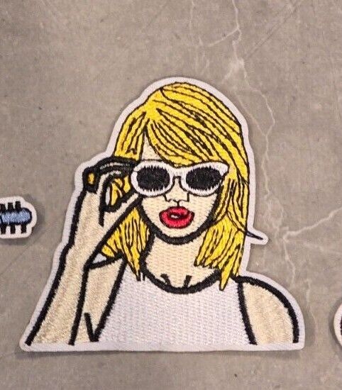 Taylor Swift 3" iron on patch PATCHES MUSIC SWIFTY GUITAR STAR COUNTRY